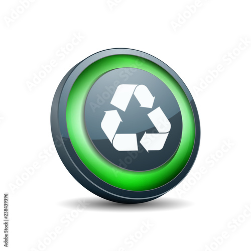 Recycle button illustration