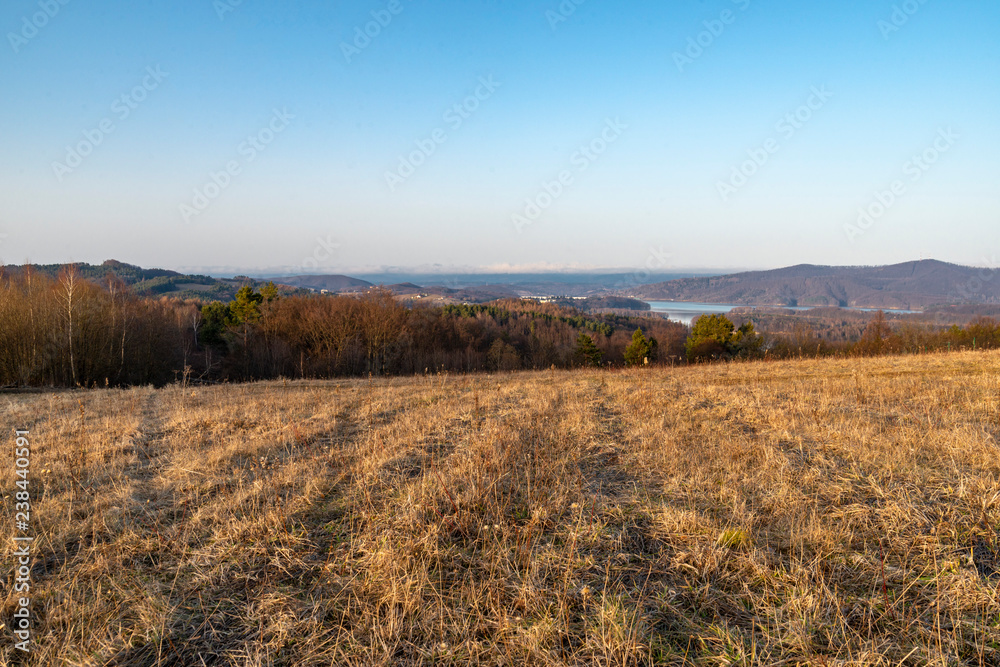 Landscape near famous Solina, Poland