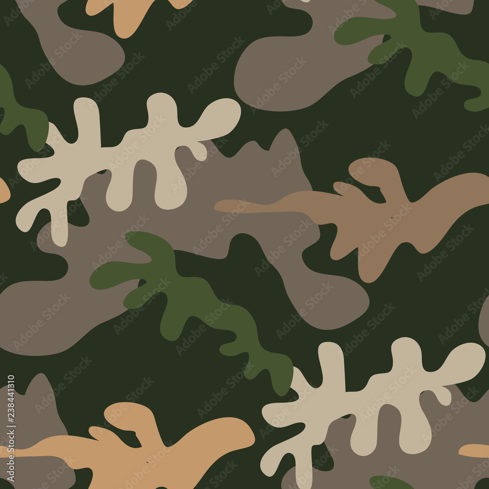 Fototapeta premium Camo seamless pattern7