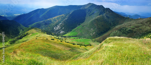 Nature mountains panorama landscape from Mala Fatra, Slovakia
