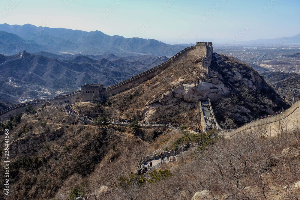 Fototapeta premium Great Chinese wall in the mountains near Beijing