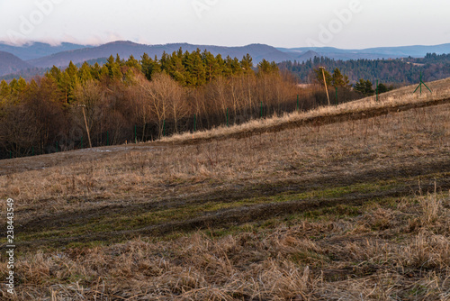 Polish mountains near famous Solina