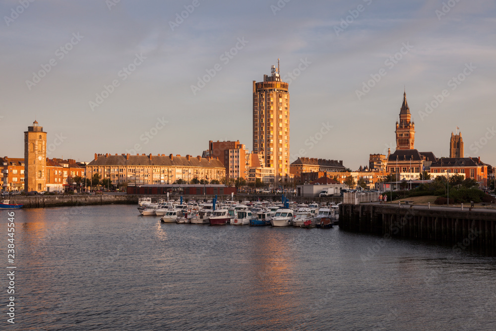 Waterfront and architecture in Dunkirk, France Waterfront and architecture in Dunkirk, France