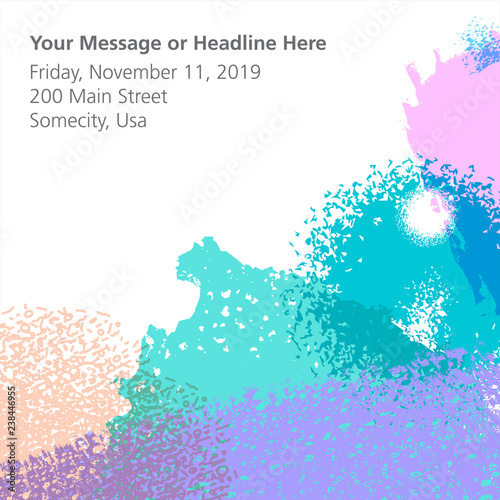 Colorful background with space for text. Colorful textured trendy abstract background illustration. 