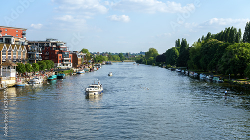 Canvas Print Kingston upon Thames, sailing boats, London, United Kingdom, May 21, 2018