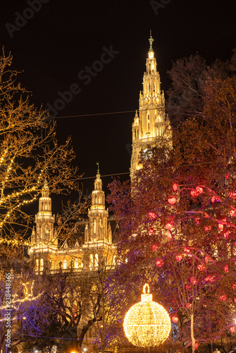 Christmas market at Rathaus...