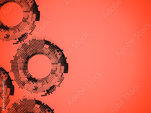 Abstract background with dot ornaments. Dotted background.