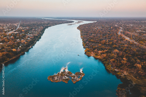 Plakat Islets within water