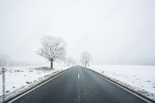 dangerous winter road © Csák István
