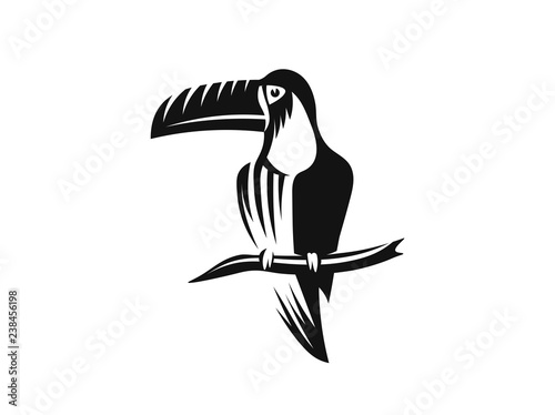 Toucan logo on white background