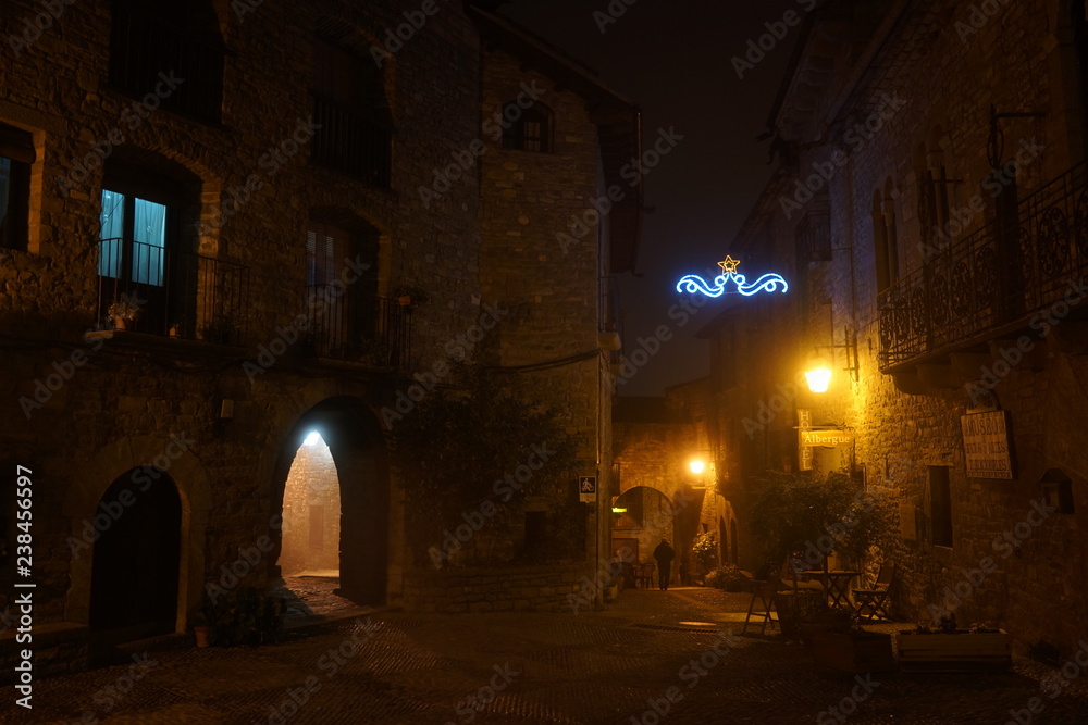 Ainsa. Village of Huesca in Aragon,Spain