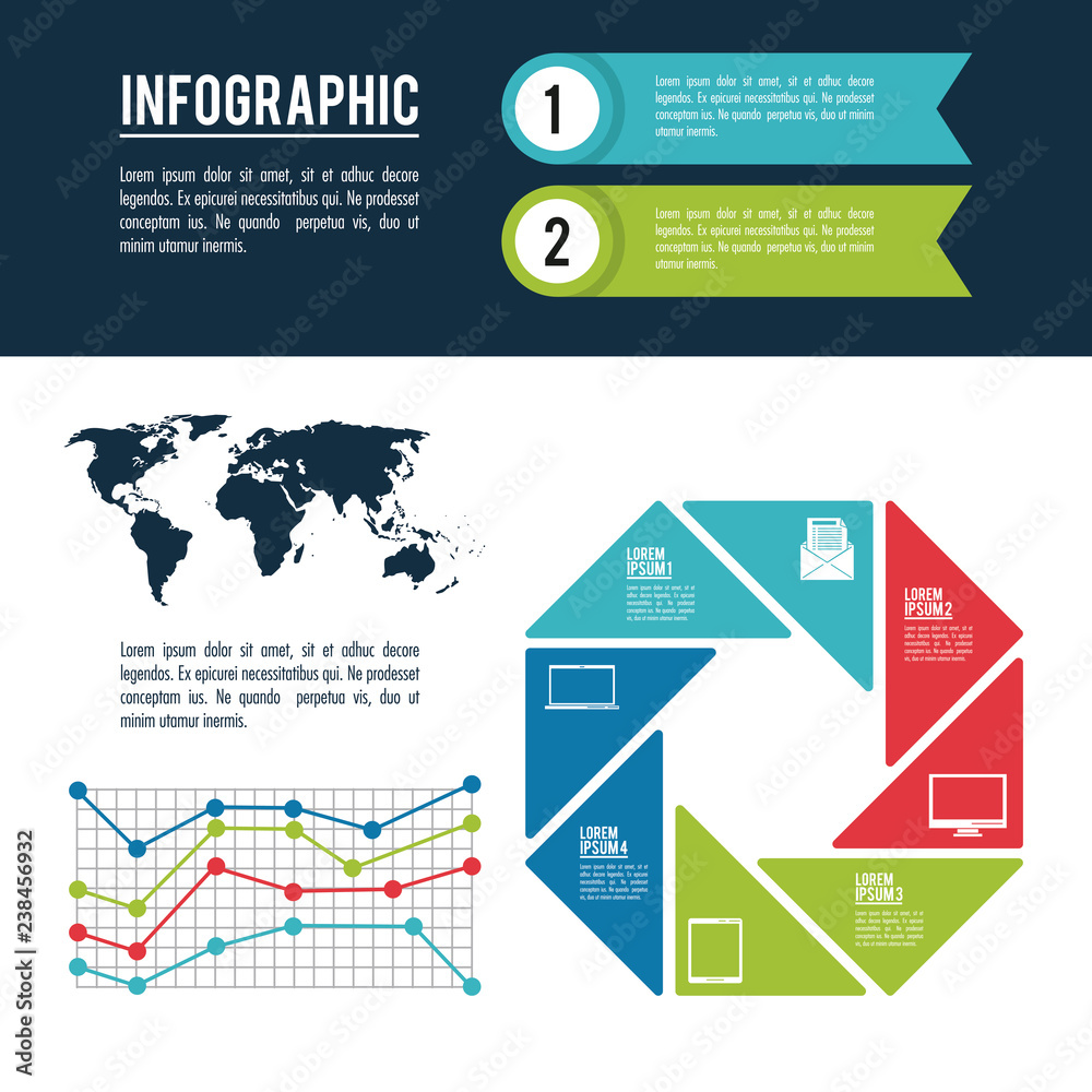 infographic styles and organization