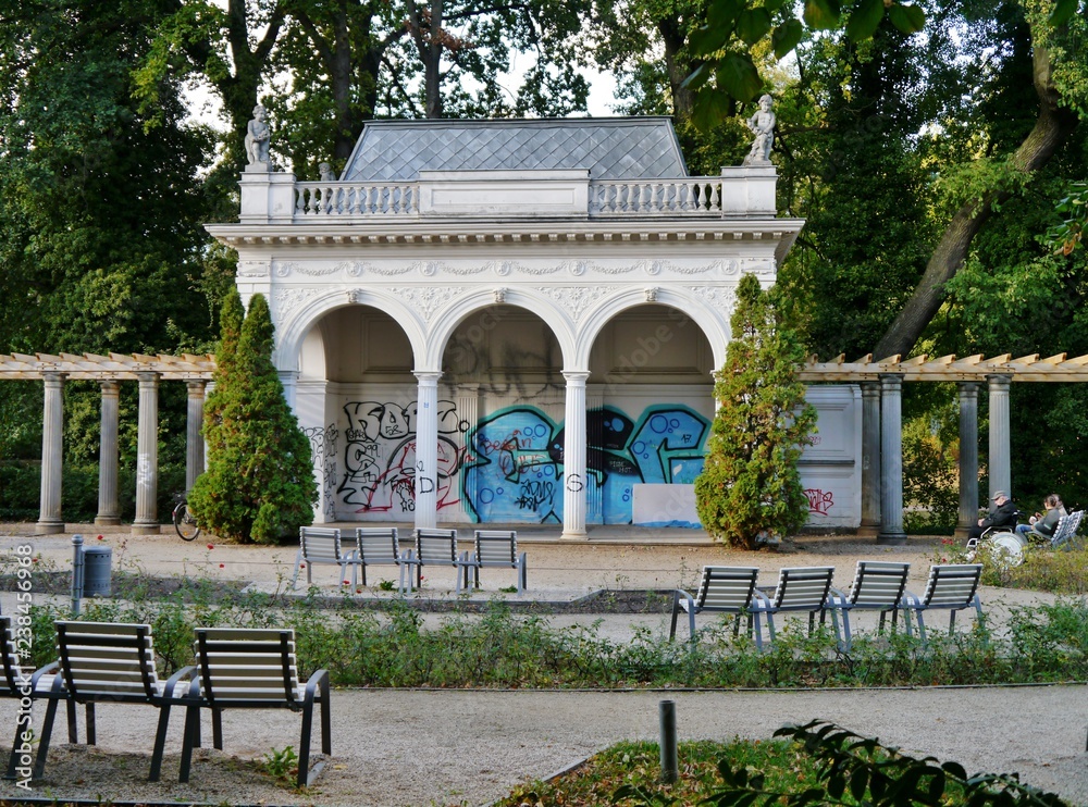 Obraz premium Konzertmuschel im Bürgerpark Pankow