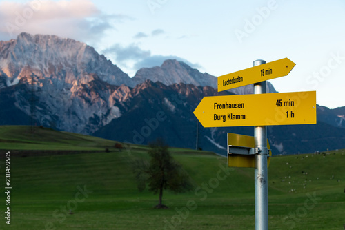 Panoramic view of an Austrian country