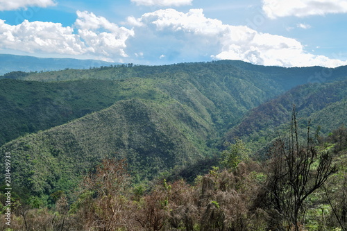 The volcanic landscapes of Naivasha, Rift Valley, Kenya