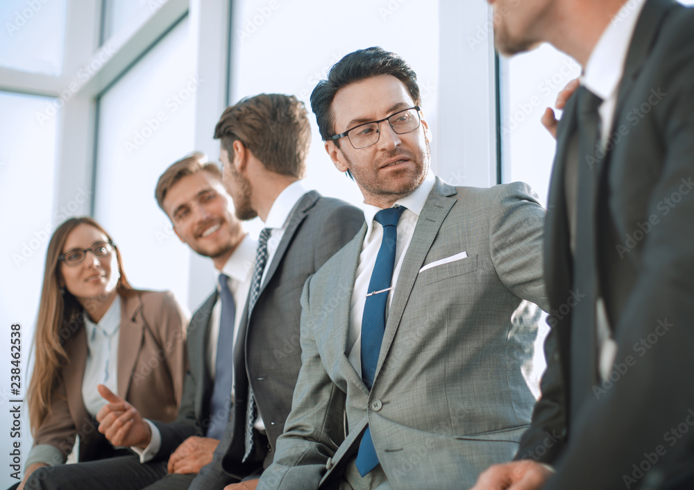 Business people working in an office Business people working in an office