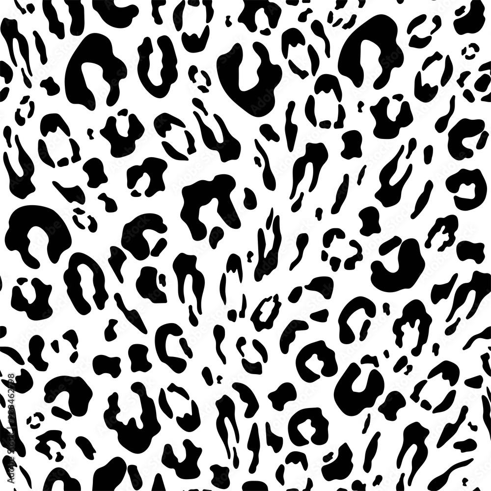 Leopard seamless vector pattern