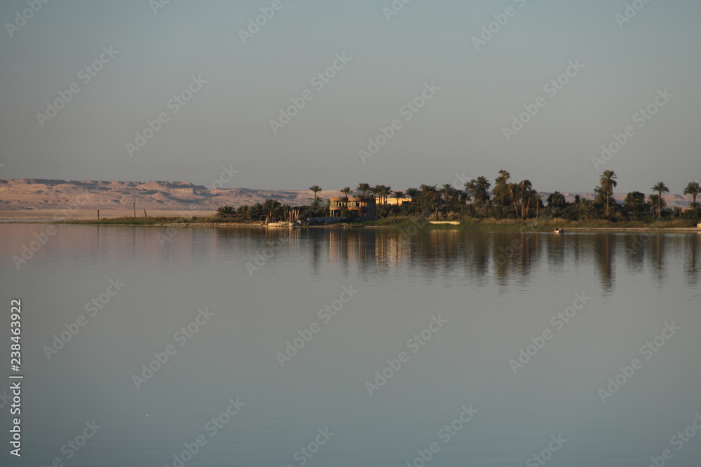 Qarun lake at the afternoon