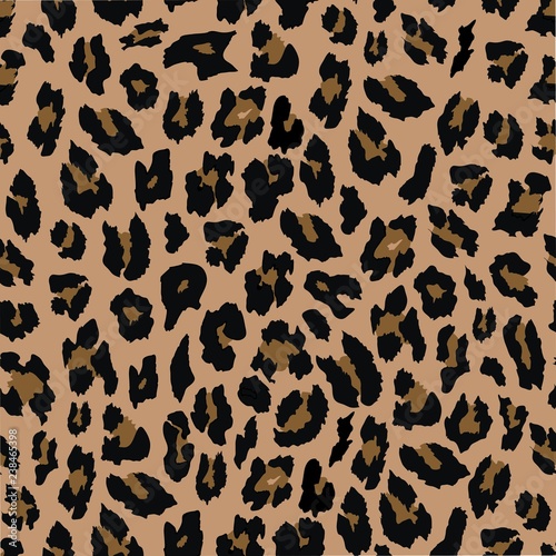 leopard seamless pattern design . vector illustration background