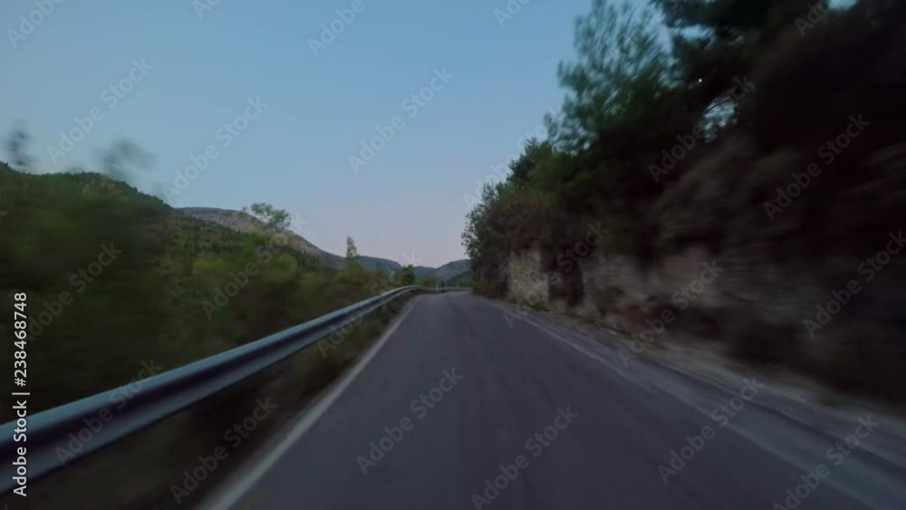 Driving car sunset island rustic road
Driving car sunset island rustic road