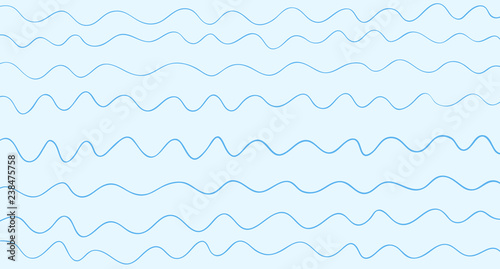 Abstract geometric wallpaper of the surface. Wavy background. Pattern with lines and waves. Sea texture. Decorative style. Dinamic backdrop. Doodle for design