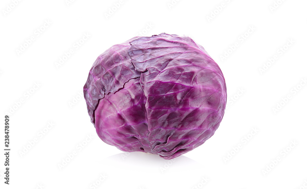 Fresh cabbage isolated on white background. Fresh cabbage isolated on white background.