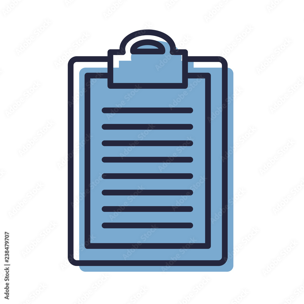 clipboard document isolated icon clipboard document isolated icon