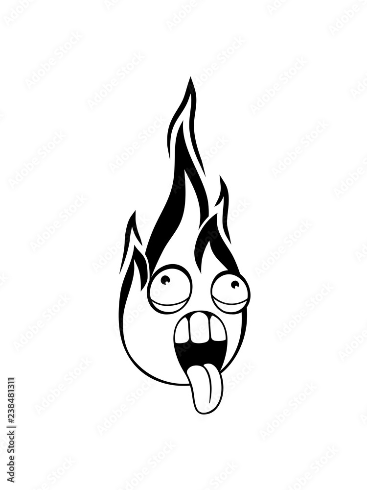 brennen feuer flammen heiß verrückt gesicht kopf augen zunge mund rausstrecken lustig comic cartoon clipart design ärgern witzig brennen feuer flammen heiß verrückt gesicht kopf augen zunge mund rausstrecken lustig comic cartoon clipart design ärgern witzig