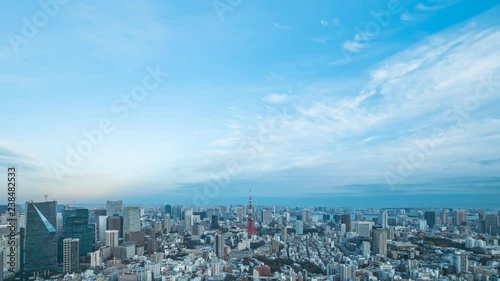 Wallpaper Mural 東京風景・タイムラプス・4K Torontodigital.ca