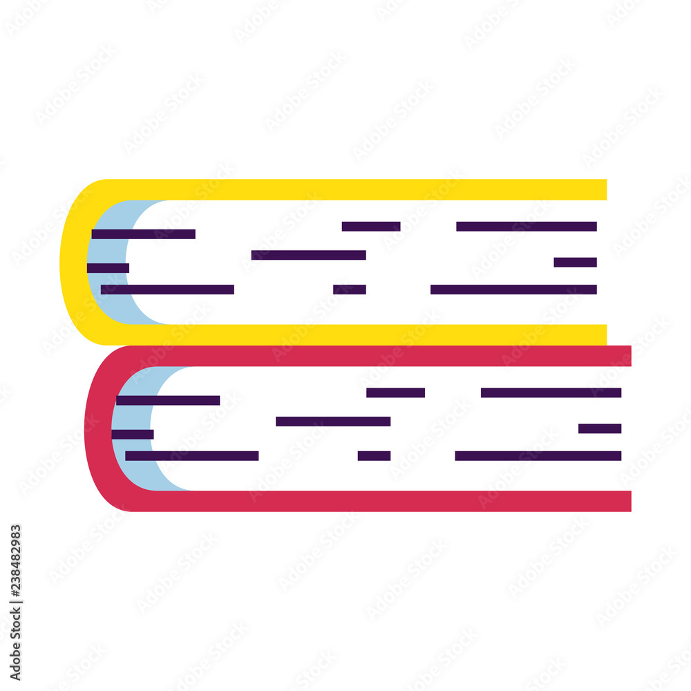 text books isolated icon text books isolated icon
