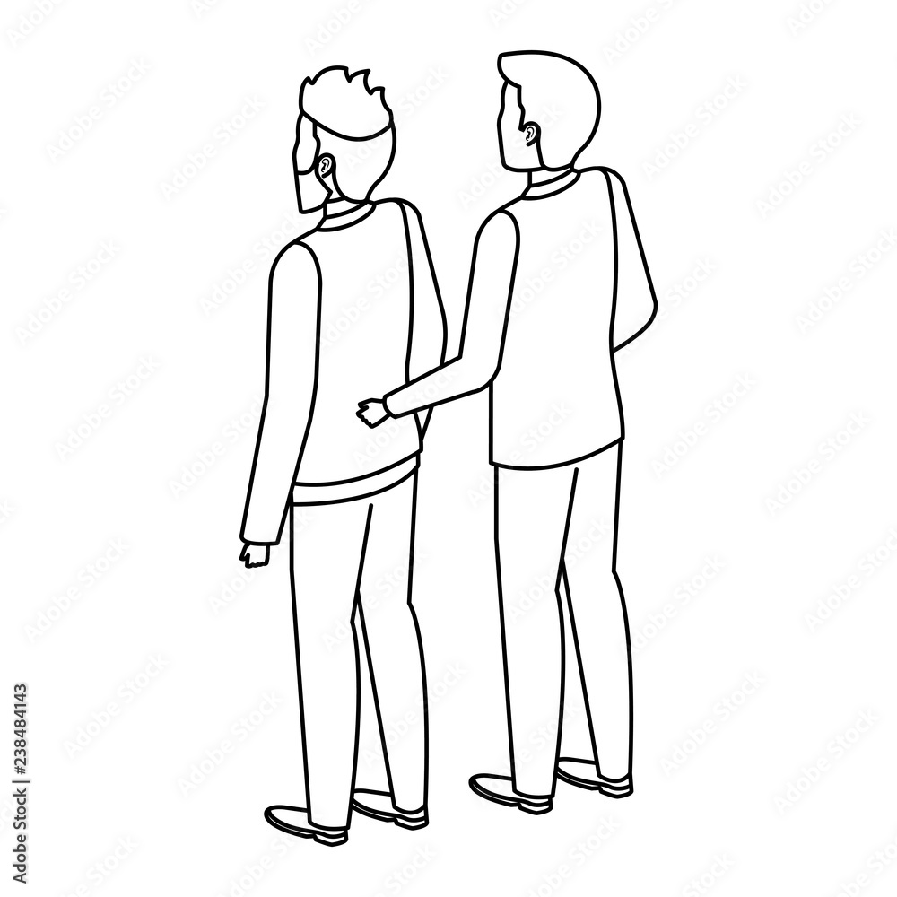 elegant businessman back avatar character elegant businessman back avatar character