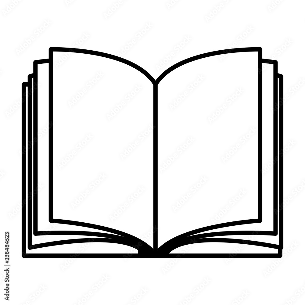 text book open isolated icon text book open isolated icon