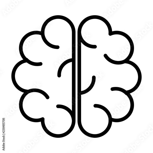 brain storming isolated icon