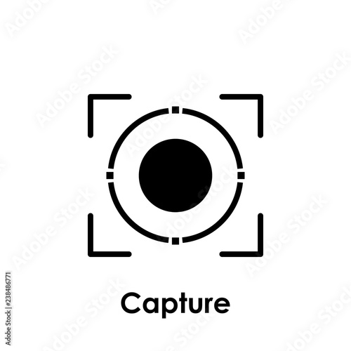 focus, circle, capture icon. One of business collection icons for websites, web design, mobile app