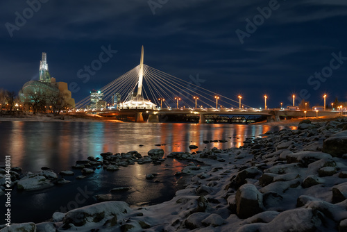 First Snow on Red River photo