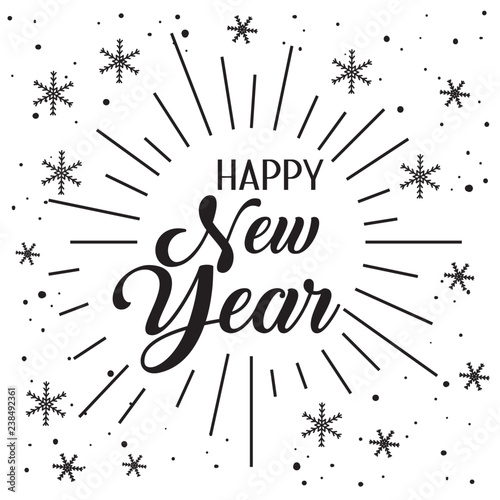 happy new year tradition with stars