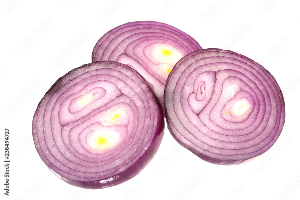 Fototapeta premium onion isolated on white background