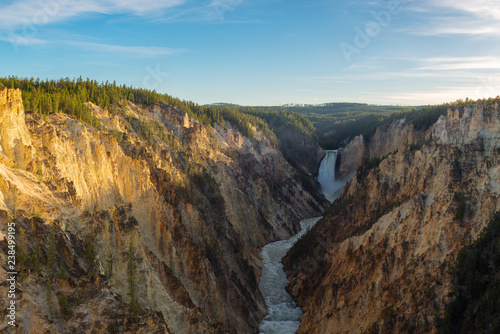 Lower Falls of Grand Canyon of Yellowstone National Park, Wyoming, USA