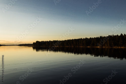 Lake and forest