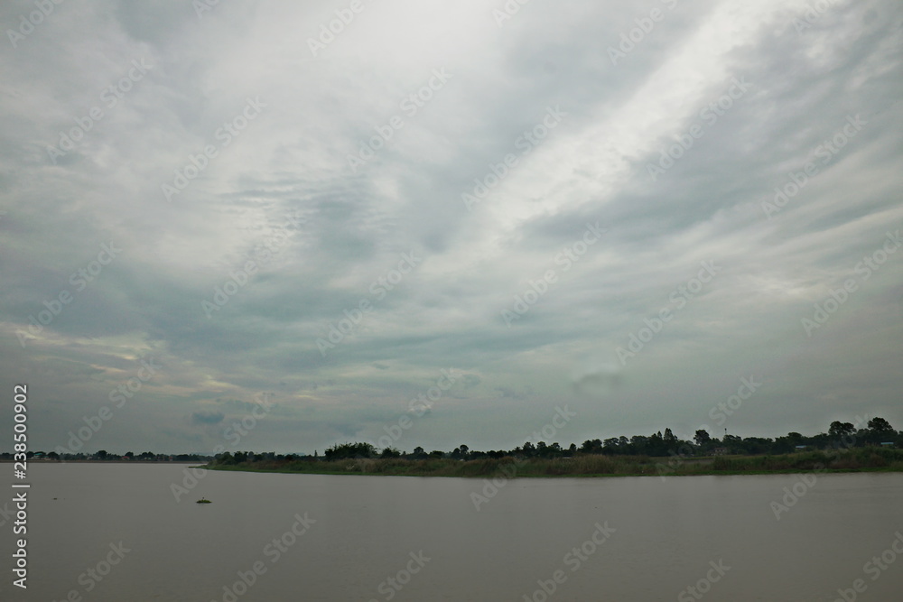 River and sky