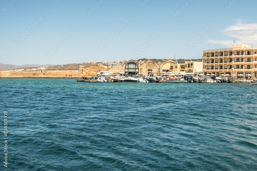 Chania, the old city, from the sea