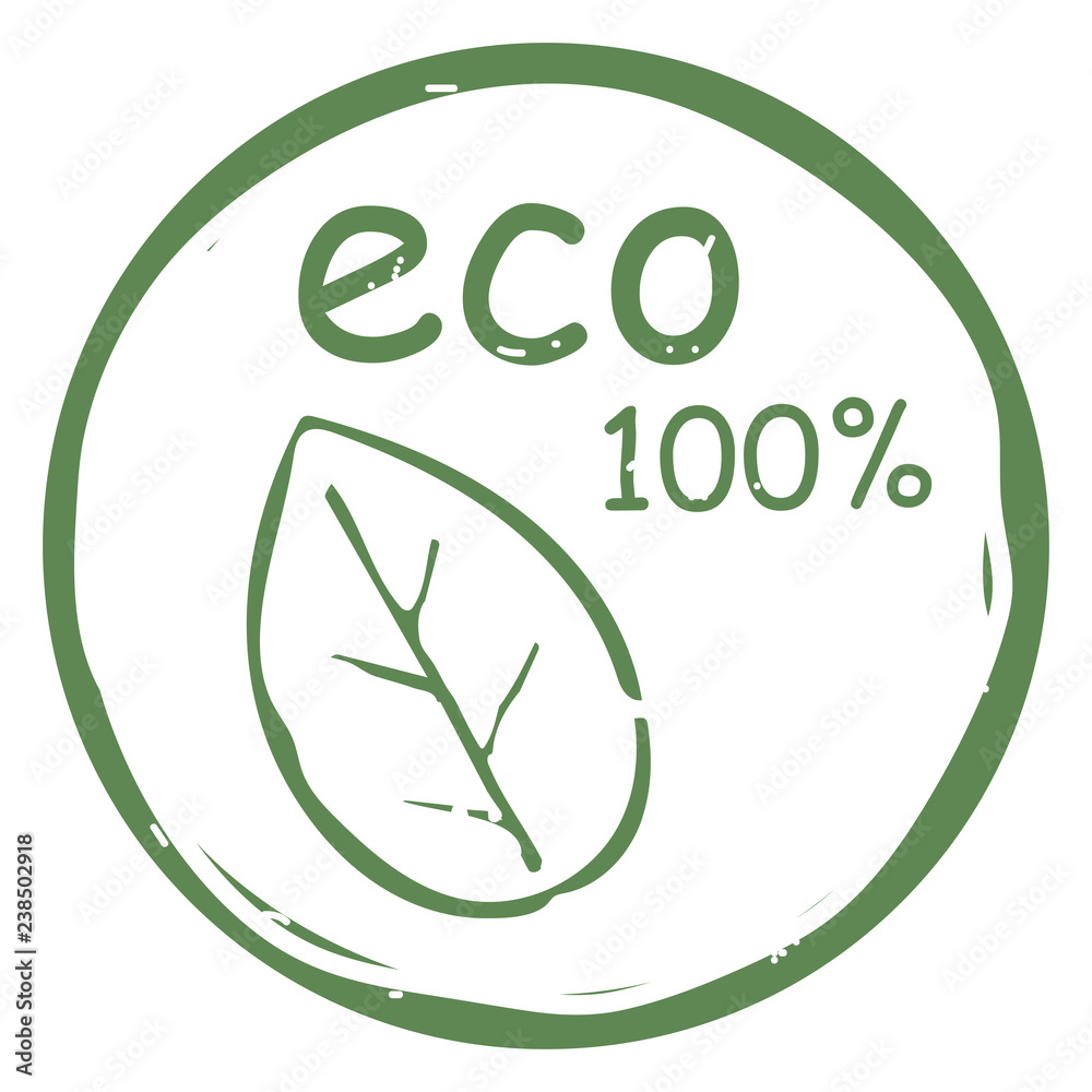 Leaf eco icon vector illustration isolated on white background Leaf eco icon vector illustration isolated on white background