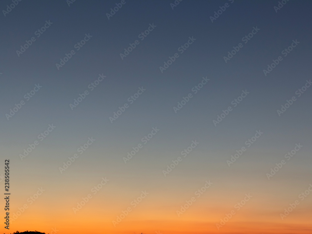 Sky for background at sunrise or sunset time.colorful of sky.