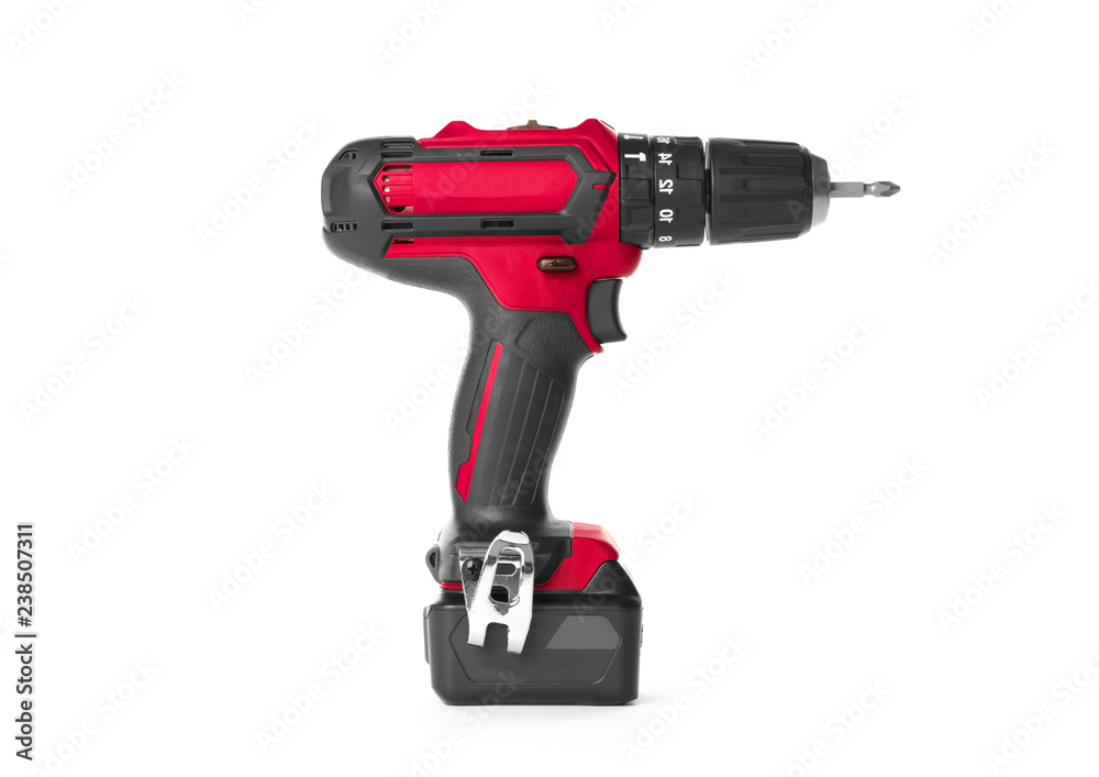 Cordless screwdriver or power drill isolated Cordless screwdriver or power drill isolated