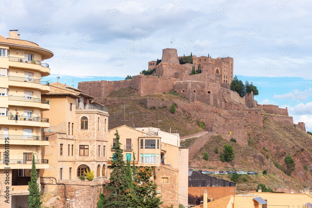 Castle of Cardona, gothic and romanesque style fortress in Barcelona, Spain
