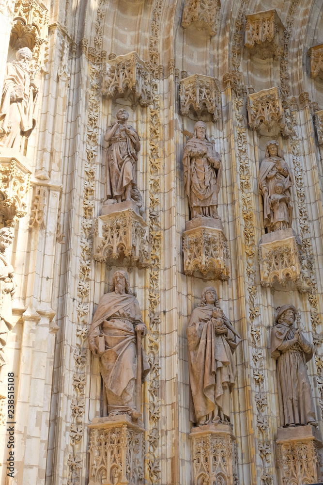 Part of Seville Cathedral, Spain