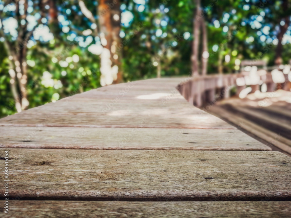 Wooden seat in the park Wooden seat in the park