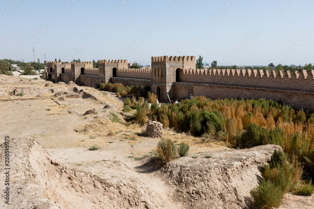 Ancient Fortress Hulbuk in Kulub in Tajikistan