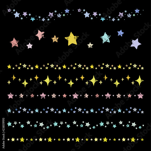 スタンプ 星 装飾ライン Vector Eps 10 Stock ベクター Adobe Stock