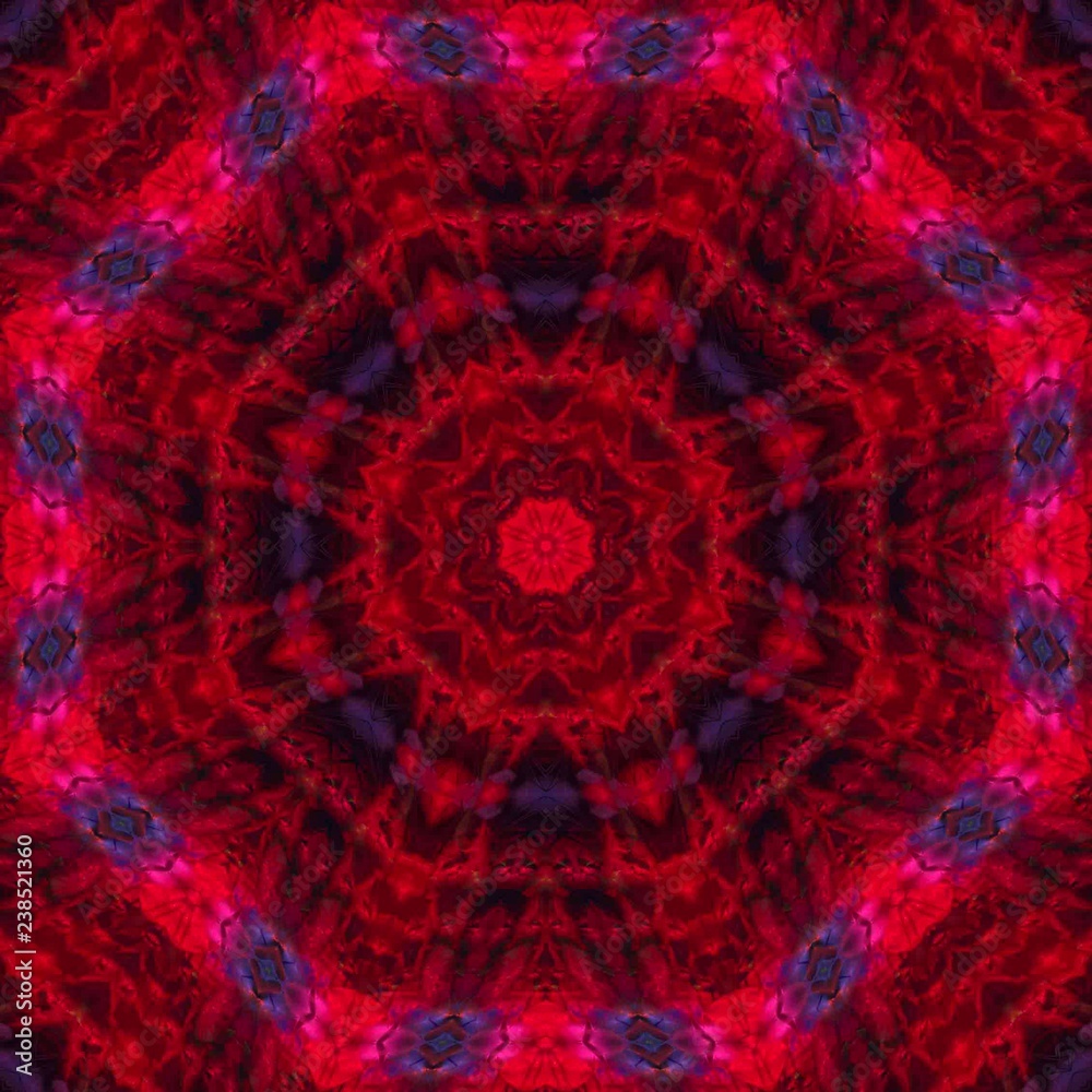 abstract digital kaleidoscope, mandala